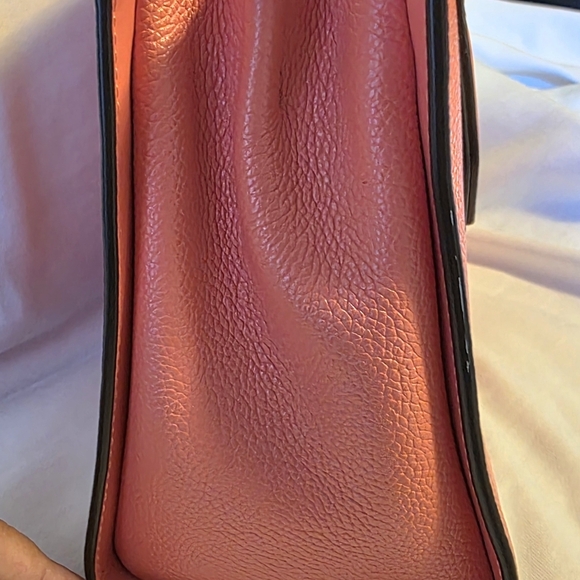 Michael Kors Coral/Salmon Satchel and Wallet Set - Almost New Condition - Picture 5 of 9